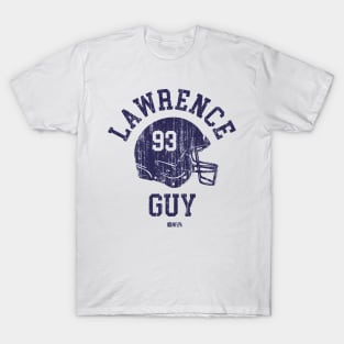 Lawrence Guy New England Helmet Font T-Shirt